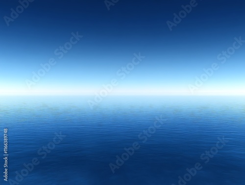 Wallpaper Mural Calm ocean and clear blue sky. Torontodigital.ca