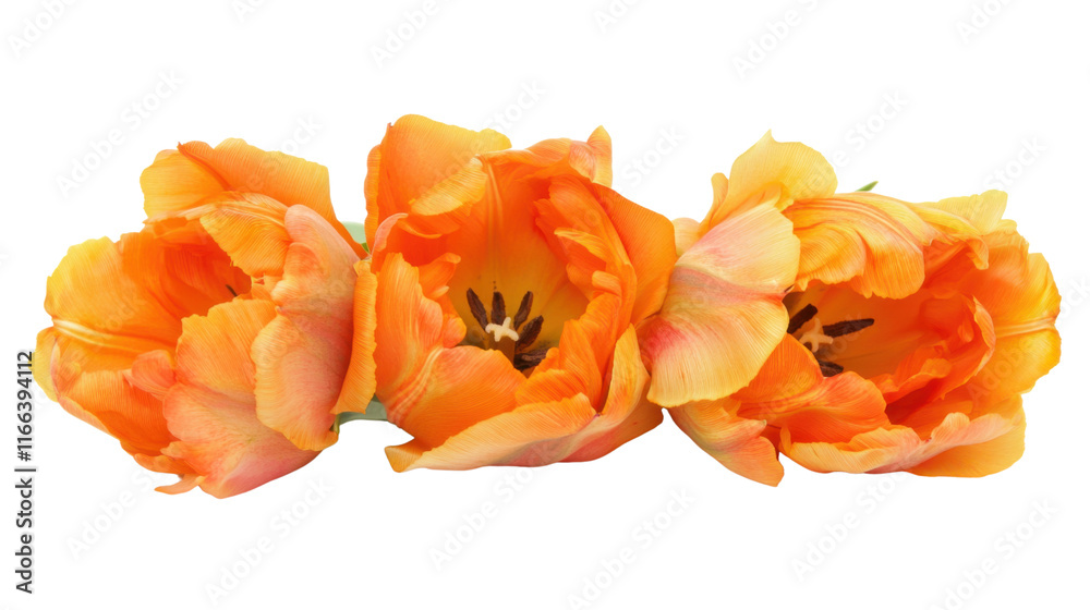 Orange flower transparent background Orange flower transparent background
