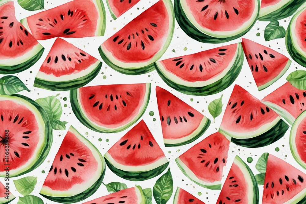 there are many slices of watermelon on the table there are many slices of watermelon on the table