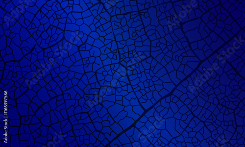 Dark blue vintage of cracked concrete scribble effect, old wall background crack grunge texture. shiny wall surface.