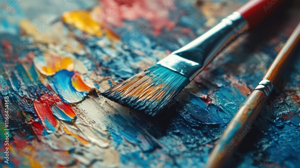 Fototapeta premium Diverse Learners in Practical Application of Art Education