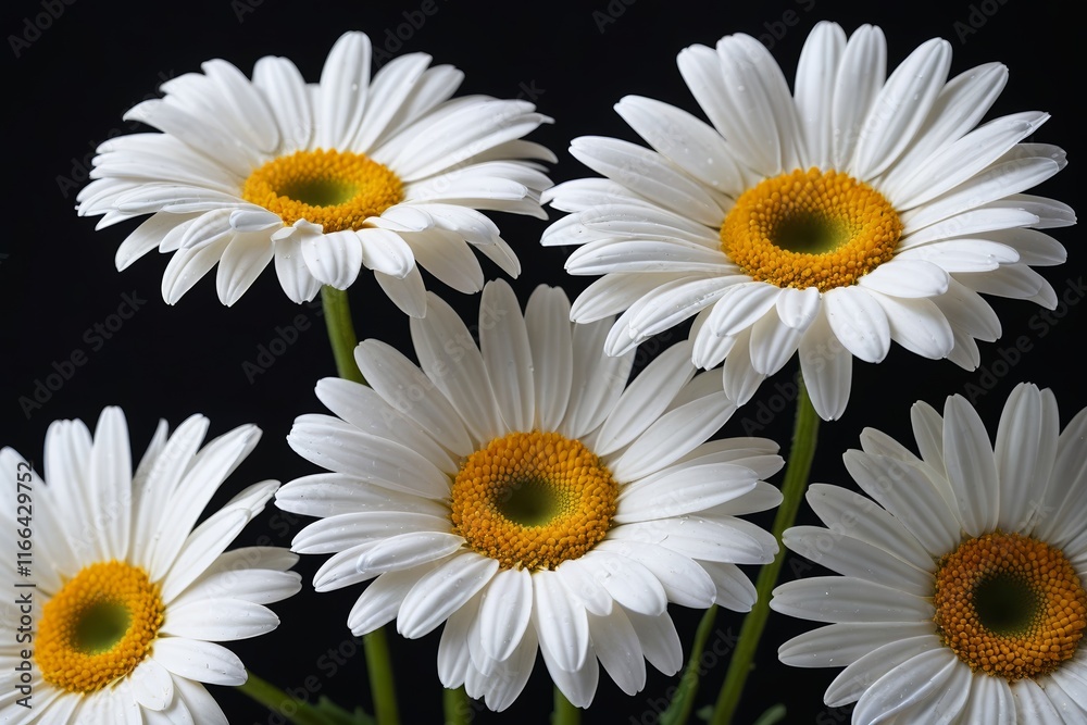 Obraz premium there are many white flowers in a vase on a table