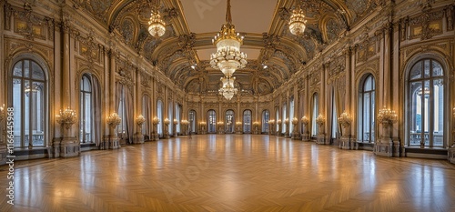 Grand ballroom, Parisian palace, event space