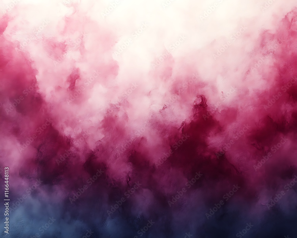 Fototapeta premium Abstract pink, purple, and blue cloudscape.