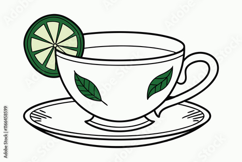 cup of tea with lemon