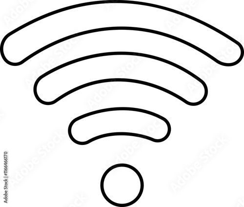 Wifi icon.Wifi wireless internet signal flat icon.Wireless and wifi icon or wi-fi icon sign for remote internet access, internet connection, signal icon, variations podcast vector symbol.