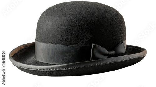 Obraz na płótnie black hat isolated on white background 