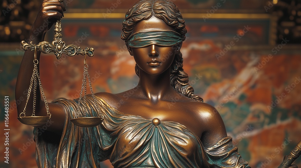 Statue of Justice: Guardian of Truth in a Professional Legal Setting Statue of Justice: Guardian of Truth in a Professional Legal Setting