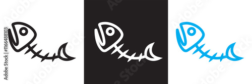 Waste icon set. isolated on white and black background. vector illustration. EPS 10