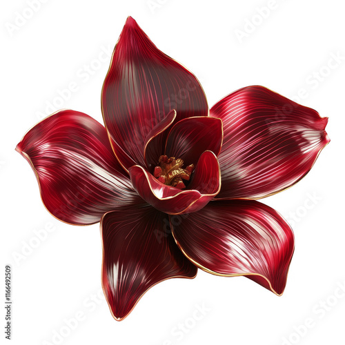 Vibrant red flower bloom studio setting photo gallery elegant design close up nature beauty photo