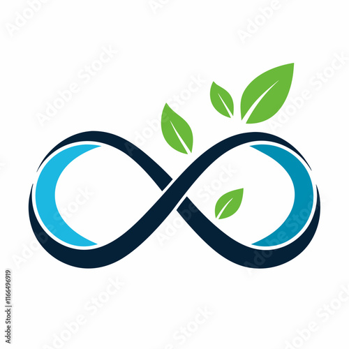 Infinity Loop Sustainability Vector Illustration