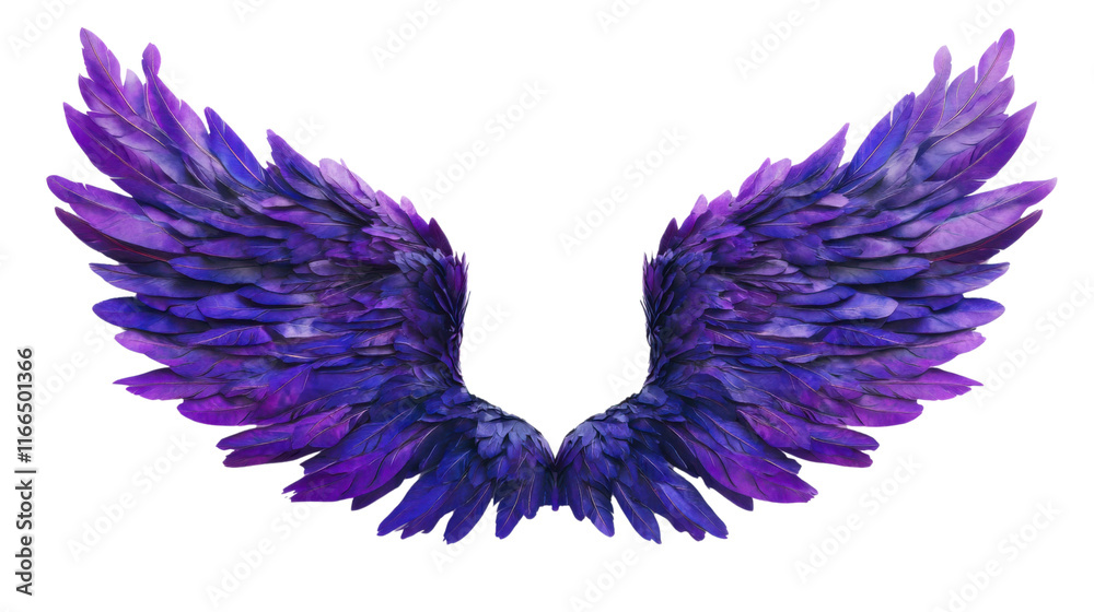 Obraz premium Angel wings transparent background