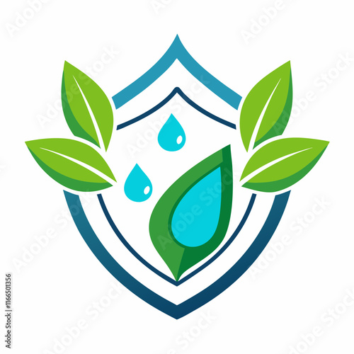 Eco Shield: Nature Protection Vector Illustration photo