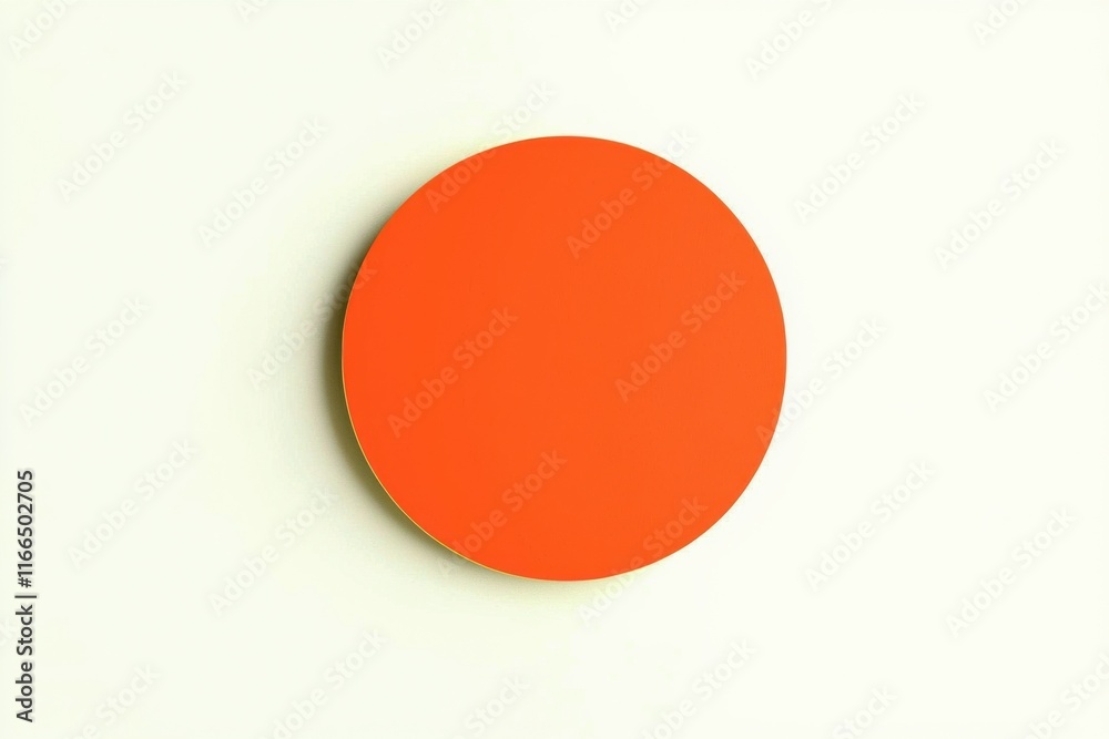 A simple, vibrant orange circle is centered against a light background, creating a striking and minimalistic visual effect. A simple, vibrant orange circle is centered against a light background, creating a striking and minimalistic visual effect.
