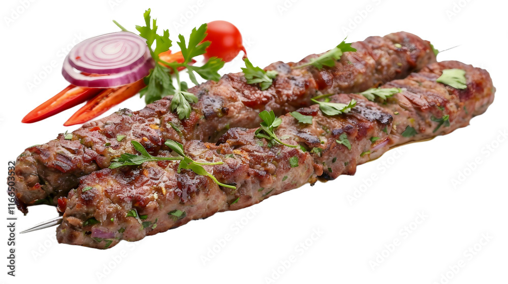 Lone Beef Kabab on transparent background PNG. Lone Beef Kabab on transparent background PNG.