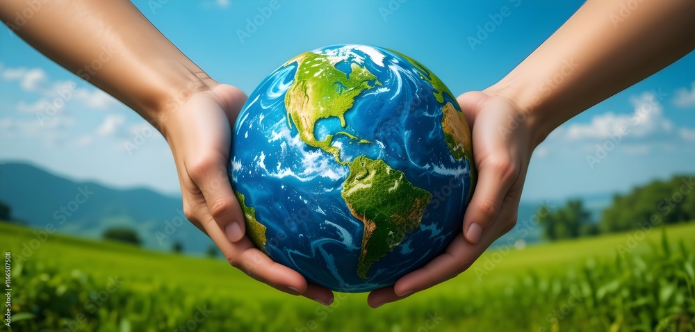 Earth in Hands: A Symbol of Global Unity and Environmental Awareness Earth in Hands: A Symbol of Global Unity and Environmental Awareness