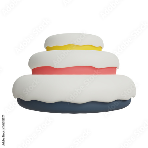 tiered party cake