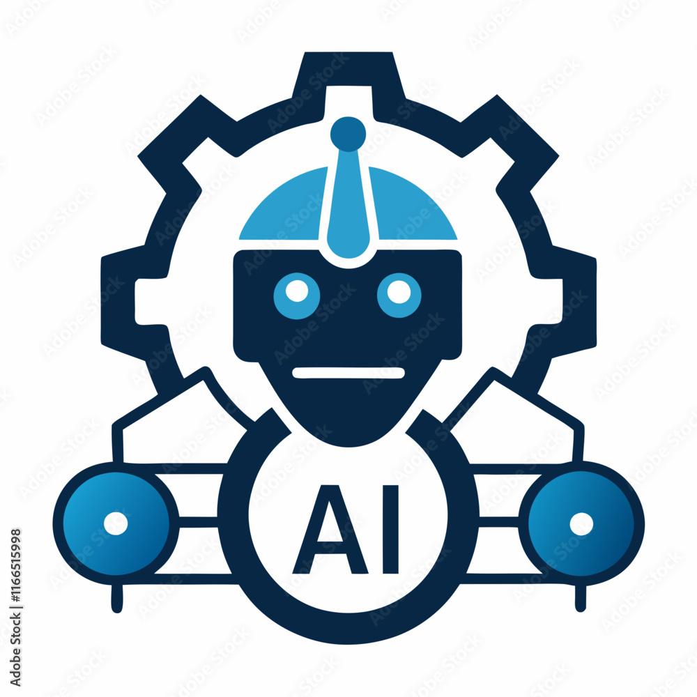 Professional AI Robotics Logo for Technology and Automation Companies Professional AI Robotics Logo for Technology and Automation Companies