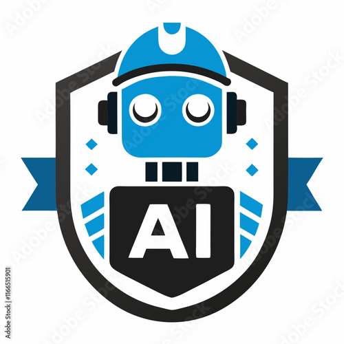 Professional AI Robotics Logo for Technology and Automation Companies