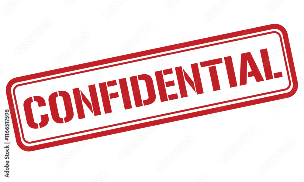 CONFIDENTIAL red stamp text vector CONFIDENTIAL red stamp text vector