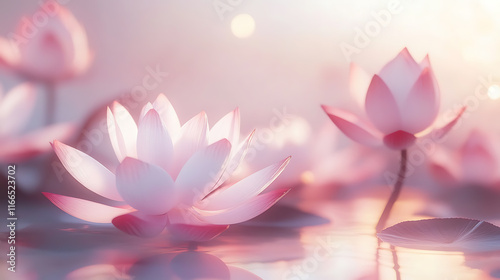 Wallpaper Mural Lotus, wallpaper, the beauty of natural aquatic flowers Torontodigital.ca