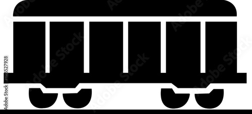 wagon and locomotive icon.locomotive and wagon line icon collection. train, repair train and railway freight cars.container train icon sign vector. Black wagon and locomotive.