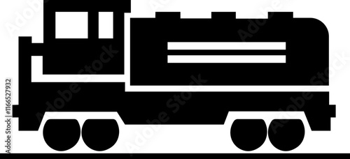 wagon and locomotive icon.locomotive and wagon line icon collection. train, repair train and railway freight cars.container train icon sign vector. Black wagon and locomotive.