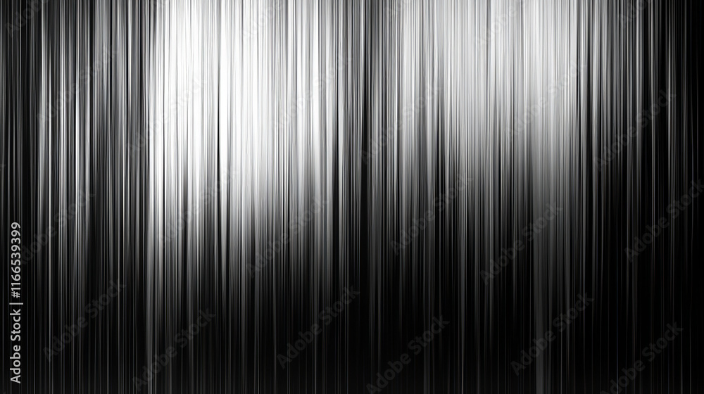 Obraz premium abstract monochrome vertical line texture background with gradient black white stripe pattern and gray scale abstract art