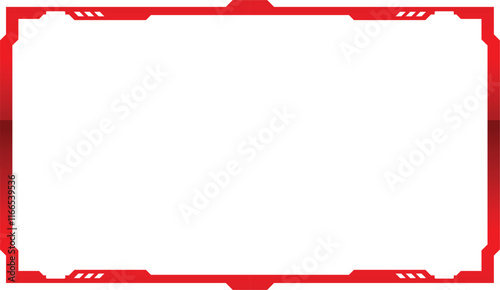 Twitch Overlay red frame