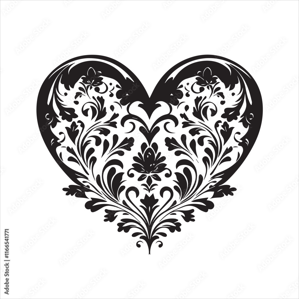 heart with a heart valentine Day vector ,floral, flower, vector, pattern, heart, design, ornament, leaf, decoration, illustration, swirl, element, art, vintage, scroll, love, plant, black, tattoo, orn heart with a heart valentine Day vector ,floral, flower, vector, pattern, heart, design, ornament, leaf, decoration, illustration, swirl, element, art, vintage, scroll, love, plant, black, tattoo, orn