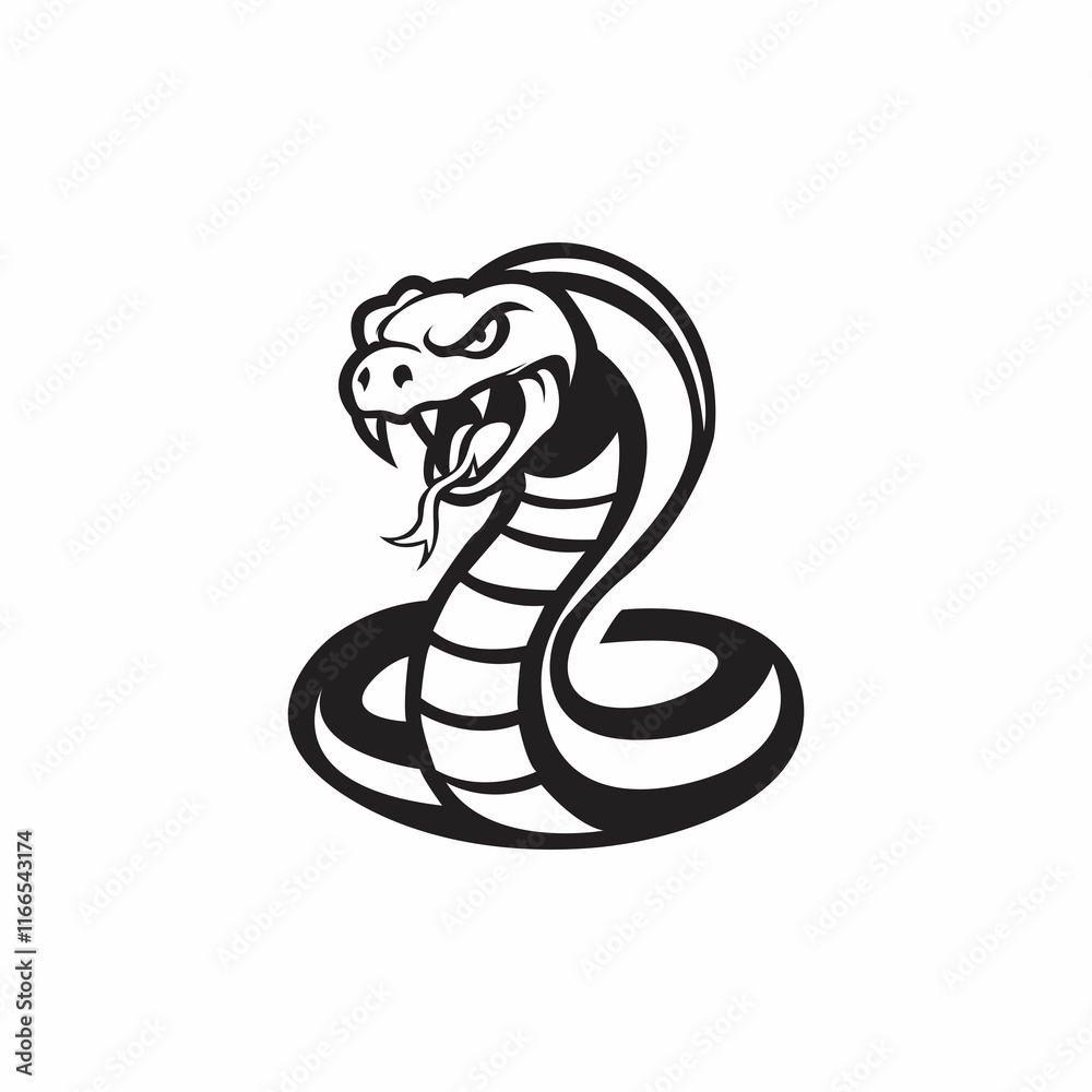 Fototapeta premium Snake mascot logo