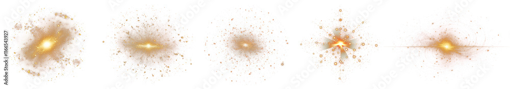 PNG light effect, element set on transparent background PNG light effect, element set on transparent background