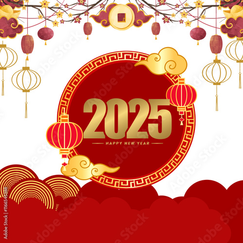 Chinese new year gong xi fa cai design for poster photo