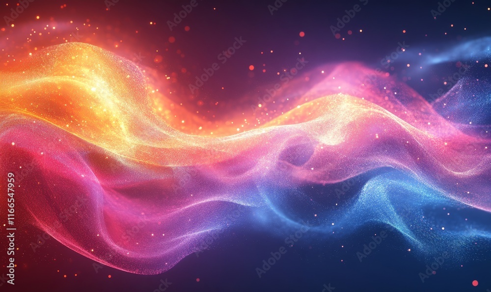 Soft Glow Digital Abstract Background, Generative AI Soft Glow Digital Abstract Background, Generative AI