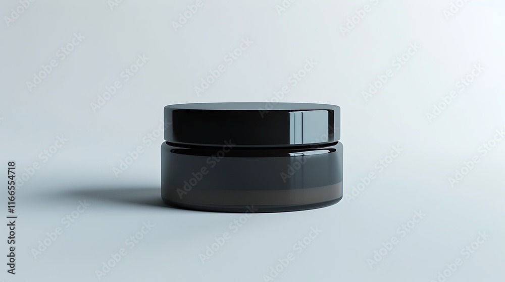 A classic clear glass jar on the beautifull empty background . A classic clear glass jar on the beautifull empty background .