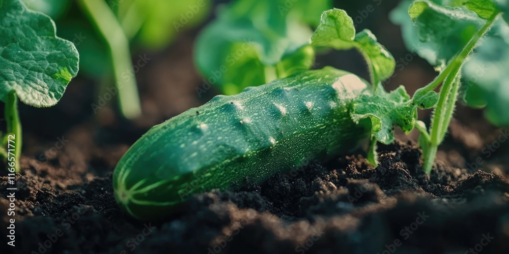 Obraz premium Vegetable growth in soil