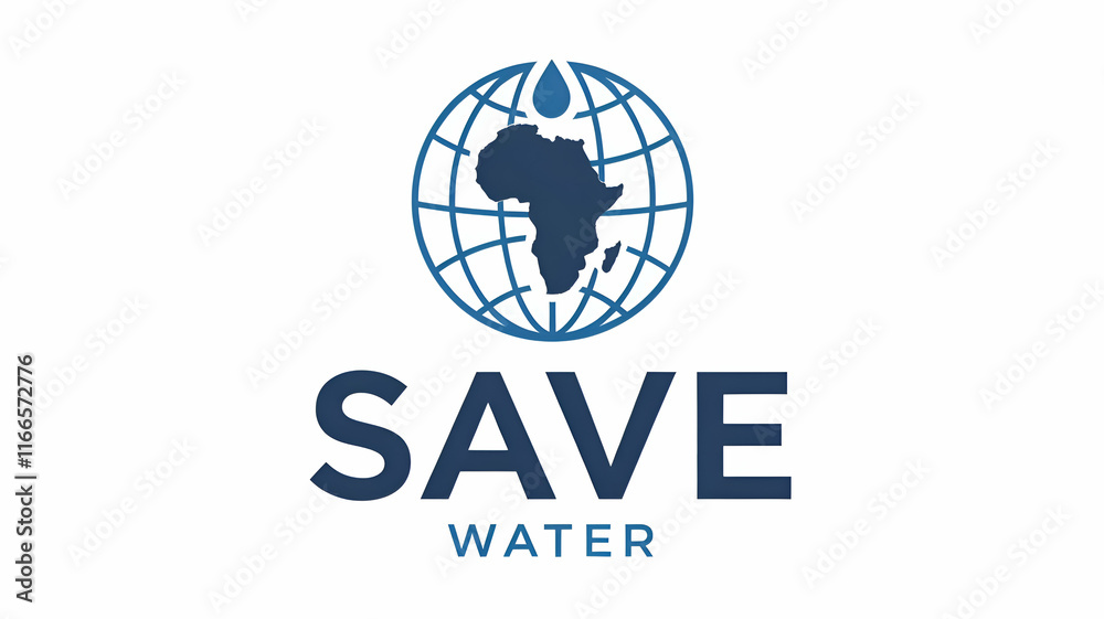 World water day background. Save water concept. 22 March. Ecology concept. Logo design template, Illustration Sign, Symbol, Icon World water day background. Save water concept. 22 March. Ecology concept. Logo design template, Illustration Sign, Symbol, Icon
