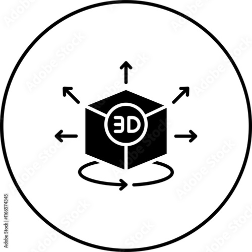 3d Model Icon