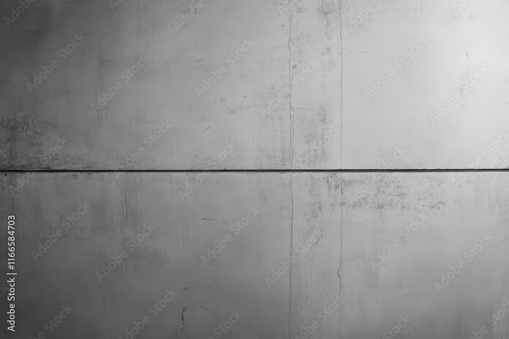 Naklejka premium Plain Gray Background with a Subtle Thin Line for Versatile Design Use