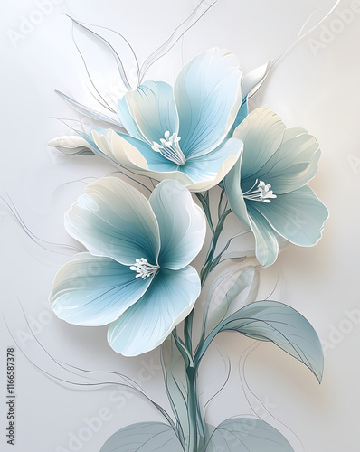 kamboja flower vector art, created by generative ai