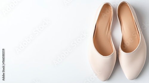 Elegant Beige Pointed Toe Flats Women s Comfortable Slip on Shoes Minimalist Footwear photo