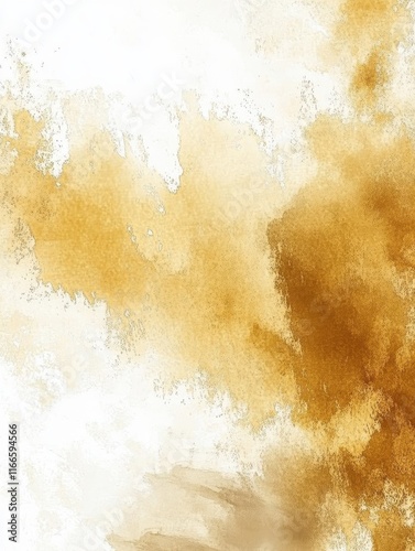 Watercolor abstract art background vector. Wallpaper design with paint brush beige watercolor. Illustration for prints, wall art, cover and invitation cards.