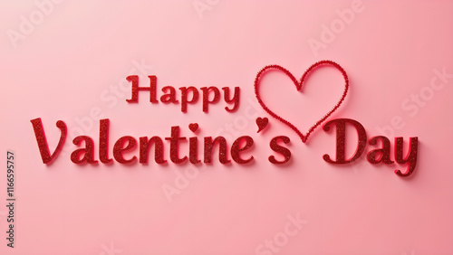 Wallpaper Mural Happy Valentine's Day greeting card.  Concept of love, romance, and celebration. Torontodigital.ca