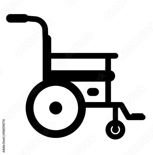 Wheel chair icon vector