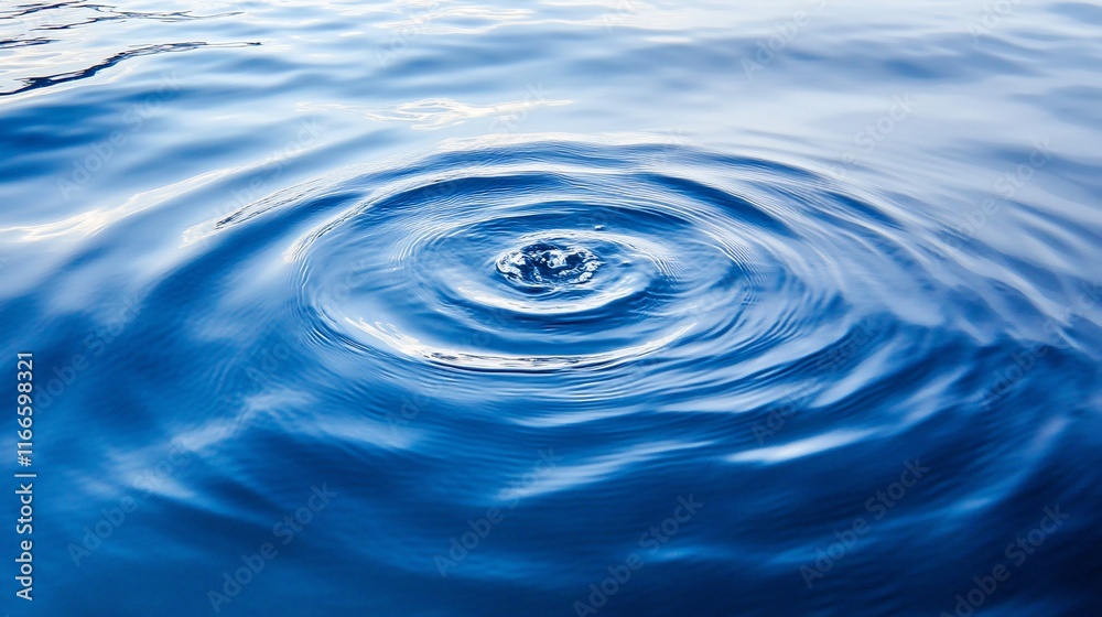 Serene Blue Water Ripples: A Captivating Image of Tranquility Serene Blue Water Ripples: A Captivating Image of Tranquility