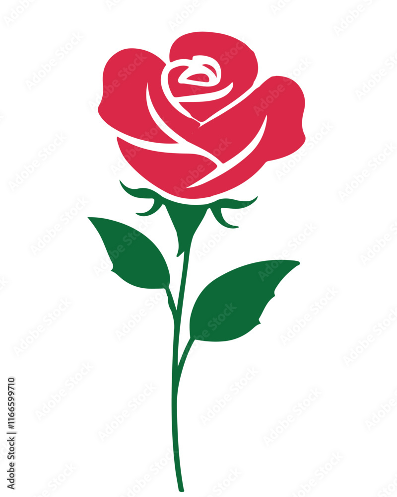 Obraz premium rose vector design