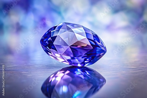 Minimalist Nordic Tanzanite: Jewel-toned Abstract Photography photo