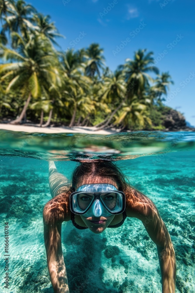 Fototapeta premium Tropical Island Snorkeling
