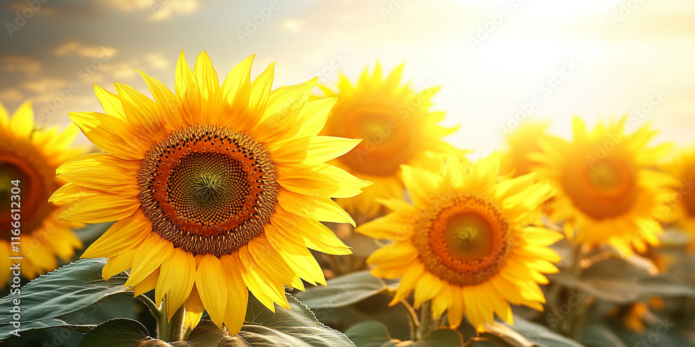 Fototapeta premium Summer landscape 