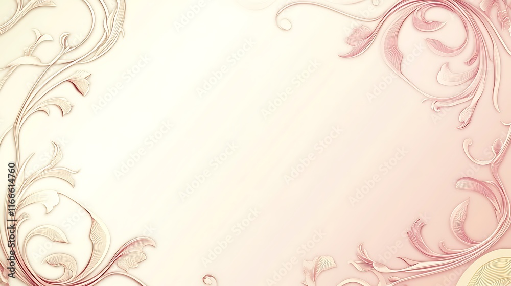 Elegant Floral Frame Design Background Image Elegant Floral Frame Design Background Image